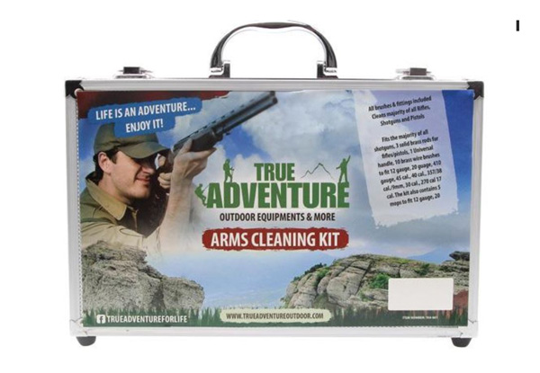 Aluminium Brief Cased 28-Piece Universal Gun Cleaning Kit