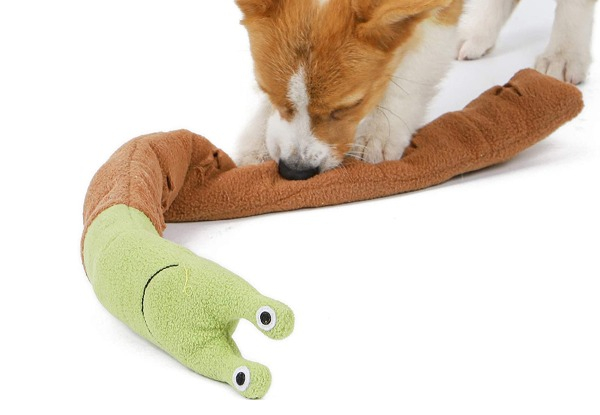 Snail-Shaped Pet Sniffing Pad Toy