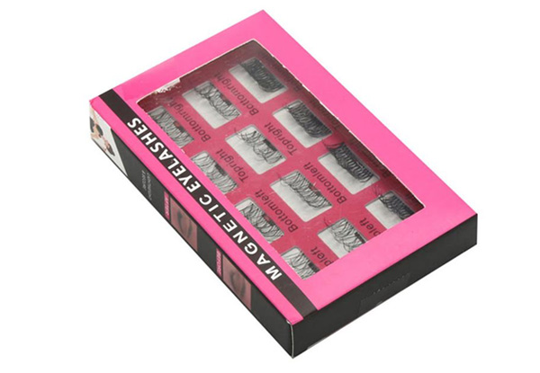 12-Pieces 3D Magnetic Eyelashes Set - incl. Mini Tweezer Tool with Free Delivery