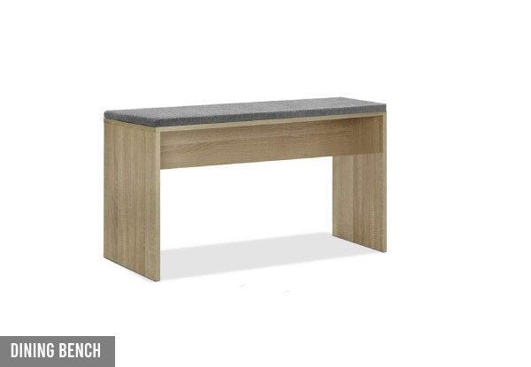 Skog Dining Furniture Range - Options for Bench or Table