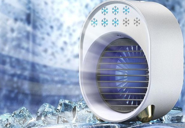 Mini Air Conditioner Cooler Fan - Three Colours Available