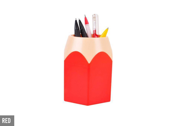 Two-Pack of Pencil Shaped Pen Holders - Five Colours Available