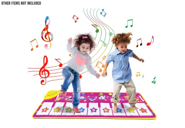 Kids Piano Keyboard Music Play Mat - Option for Two