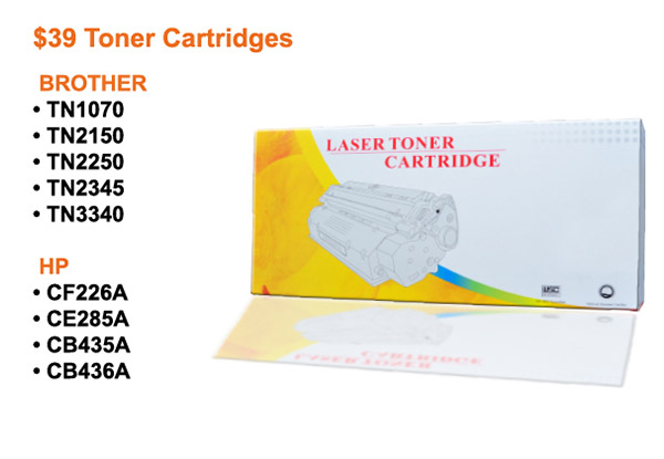 Five Ink Cartridges Compatible with Epson, Brother or Canon Printers incl. Delivery - Options for a Set of Premium Ink Cartridges, Hewlett Packard Ink Cartridges or New Release Cartridges