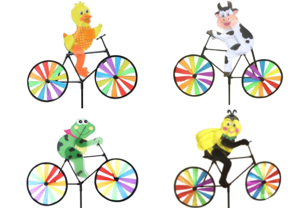 DIY Animal Bicycle Wind Spinner - Four Designs Available