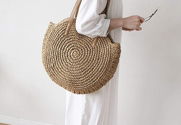 Women's Straw Bag - Two Colours Available