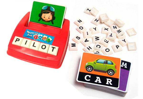 Kids Spelling Flash Cards Toy Set