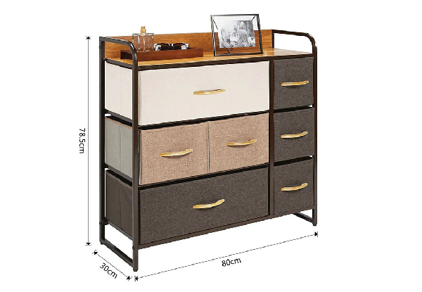 Five-Drawer Chest Tallboy - Option for Seven-Drawer