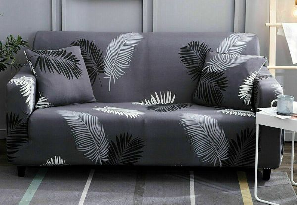 Non-Slip Flexible Spandex Sofa Stretchable Protector - Available in Two Colours & Option for Three-Seater