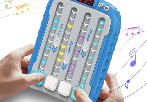 Handheld Quick Push Rhythm Game Machine - Two Colours Available