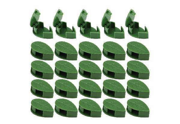 Climbing Wall Fixture with Self-Adhesive Leaf Shape Plant Wall Clips - Four Options Available