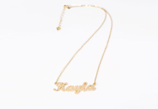 Personalised Name Necklace • GrabOne NZ