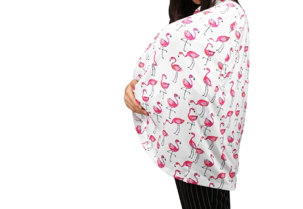 Multi-Use Flamingo Baby Cover