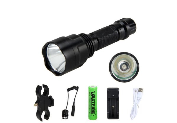 Tactical Flashlight for Hunting - Two Light Colour Options