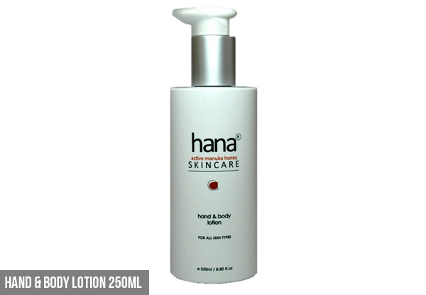 Hana Natural Manuka & Lanolin Hand & Body Lotion - Available in 250ml or Travel Pack