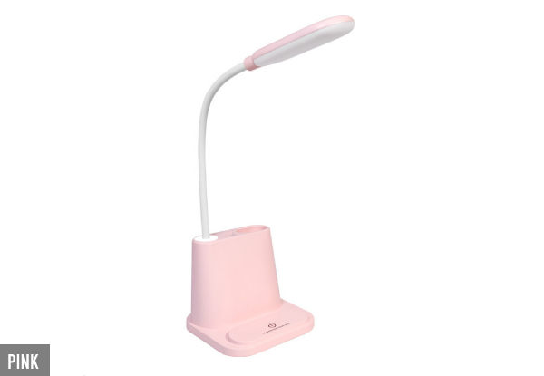 USB Rechargeable LED Desk Lamp - Two Colours Available