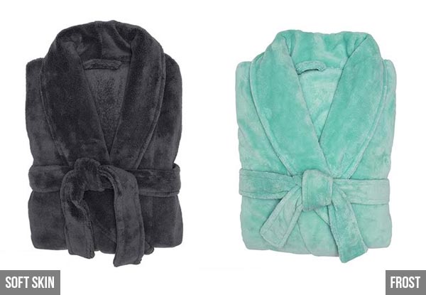 Bambury Microplush Robe - 12 Colours Available