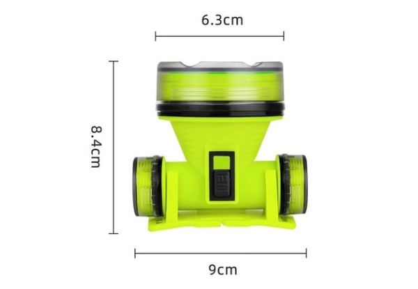 Rechargeable Diving Headlight with Two Light Modes