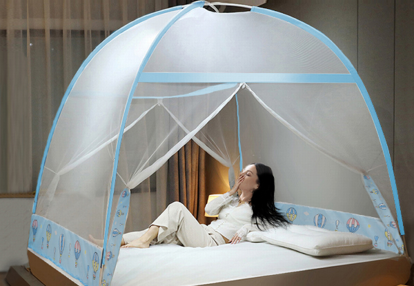 Dreamz Foldable Dome Mosquito Net - Available in Two Colours & Two Sizes