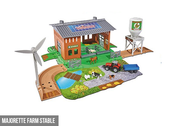 Majorette Farm Stable, Police Station or Rescue Station Playset