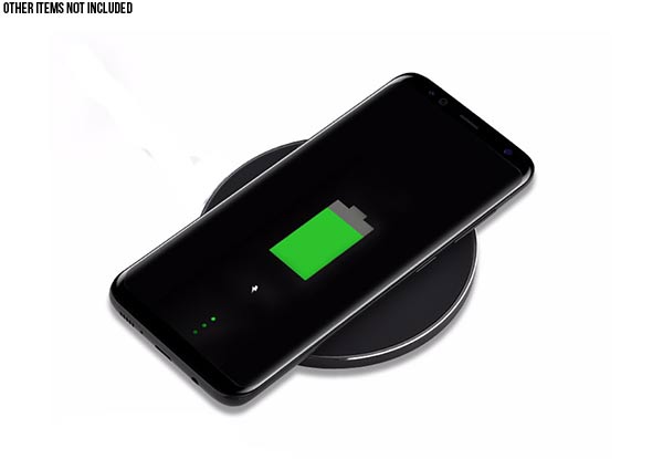 Ultra Slim Wireless Charger - Compatible with iPhone & Android