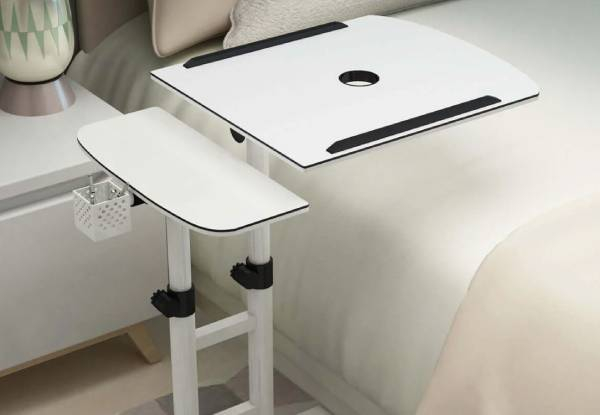 Adjustable Laptop Table Desk Stand with Wheels