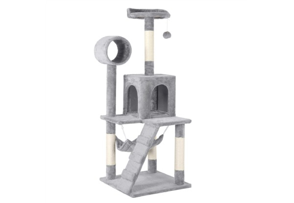 Multi-Level Cat Tower with Hammock - Three Colours Available
