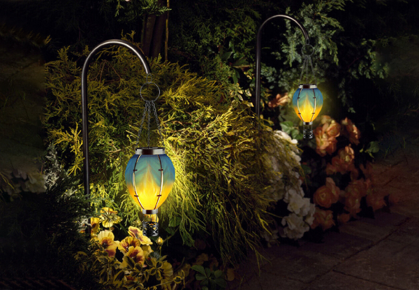 Hot Air Balloon Solar Lantern Light - Available in Two Colours & Option for Two-Pack