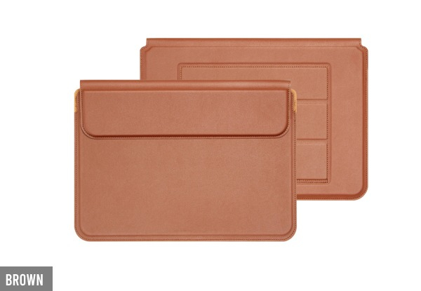 Leather Laptop Sleeve Bag - Four Colours & Four Sizes Available