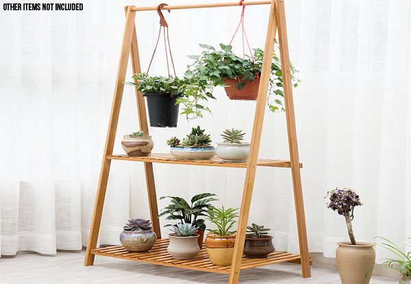 Bamboo Flower Plant Rack - Three Styles Available