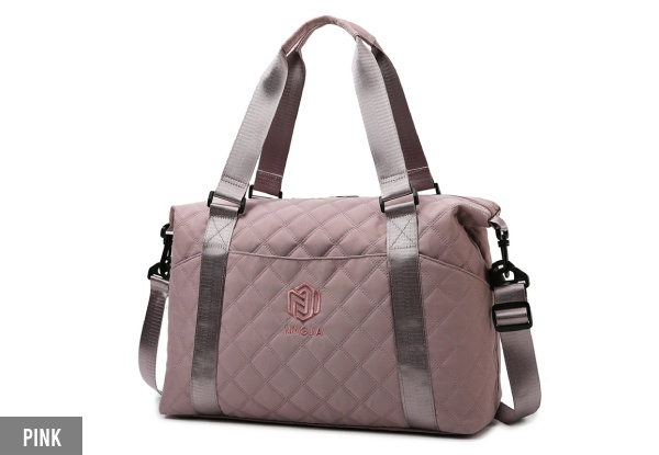 Argyle Print Travel Duffle Bag - Six Colours Available