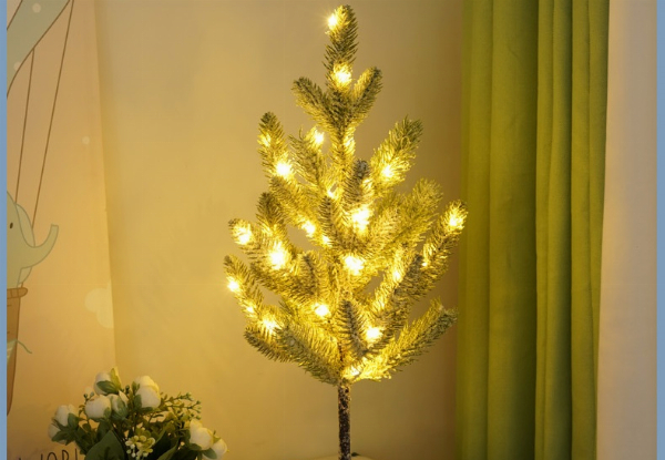 Lighted Mini Christmas Tree