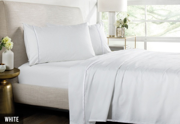 Bedding N Bath 1000TC Pure Egyptian Cotton Sheet Set - Available in Six Colours & Two Sizes