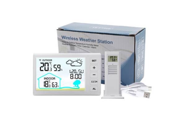 Digital Wireless Thermometer Hygrometer with LCD