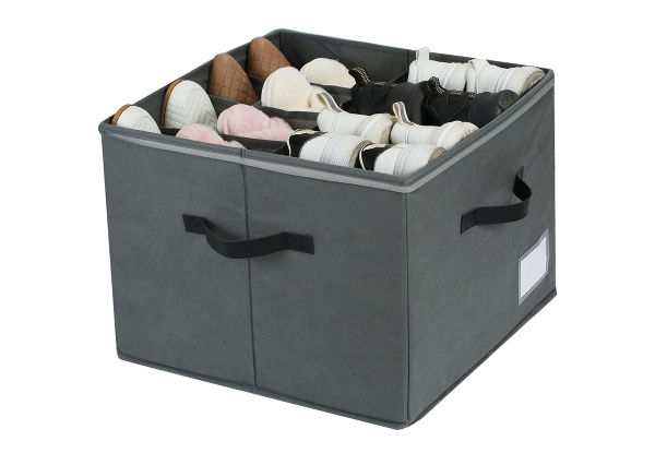 Shoe Storage Closet Organiser - Available in Two Colours & Option for Two-Piece