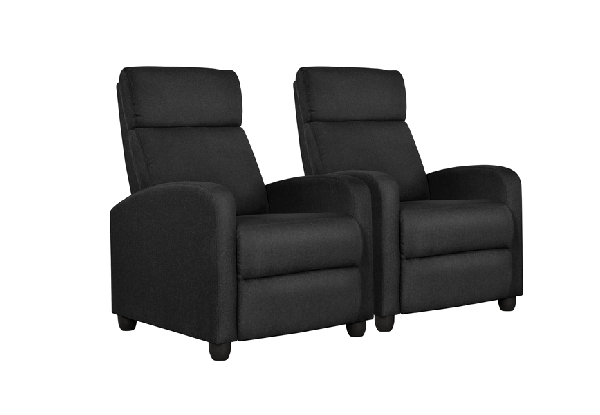 Pair of Adjustable Recliner Chairs - Available in Two Options