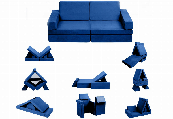 Kids Modular Play Couch - Three Colours Available