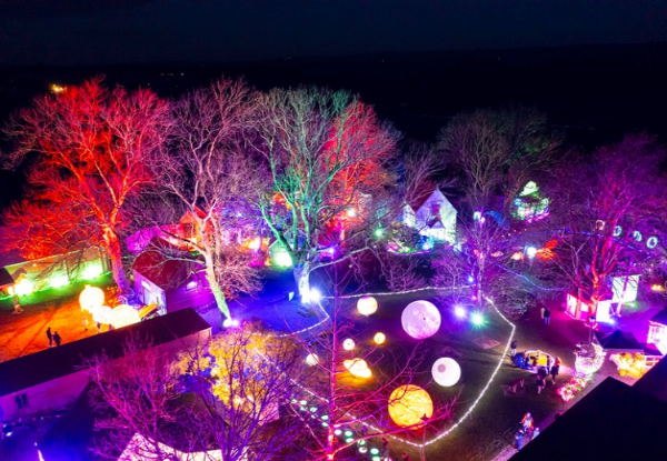30% Off Entry to the Illumination Night Walk at the New Zealand Festival of Christmas in Greytown - Options for Family Pass with Treats, or Two Adults with $50 White Swan Voucher