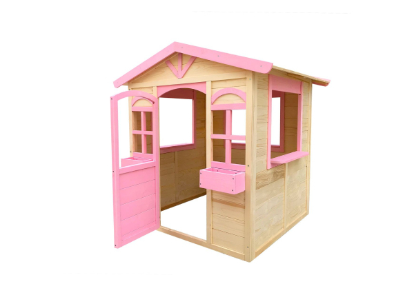 Pink Outdoor Kids Playhouse