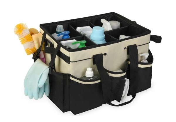 Cleaning Caddy with Waist & Shoulder Strap - Two Colours Available