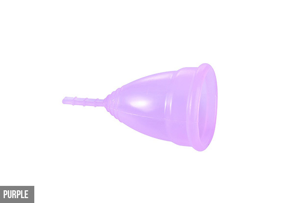 Two-Pack of Menstrual Cups - Two Sizes & Three Colours Available