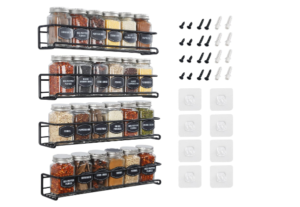 Two-Piece Spice Rack Organiser - Option for Two Sets