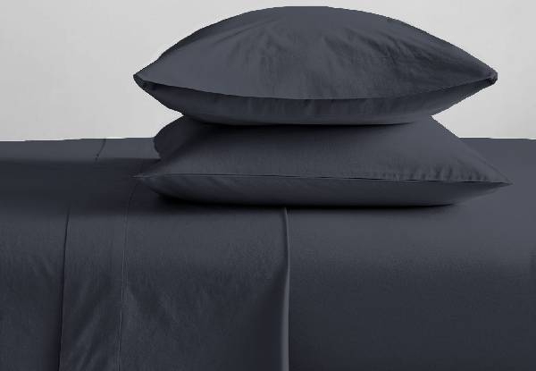 Organic Cotton 300TC Sheet Set - Available in Eight Colours & 10 Sizes