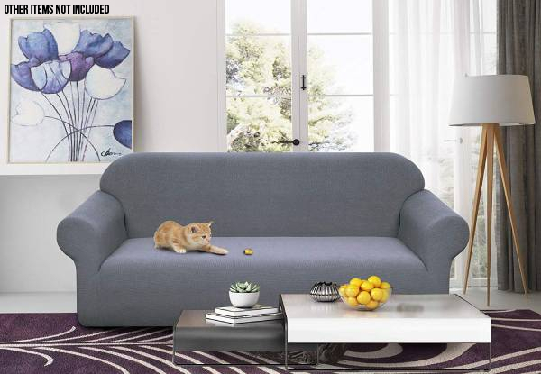 Washable Grey Sofa Cover • GrabOne NZ