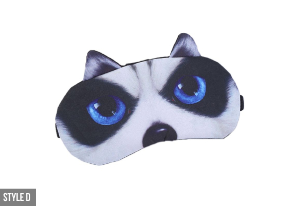 Kids 3D Cartoon Animal Sleep Eye Mask - Seven Styles Available