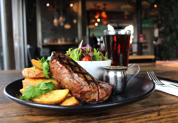 Classic Burger or Steak incl. a Pint of Sassy Red or Glass of the Fickle Mistress