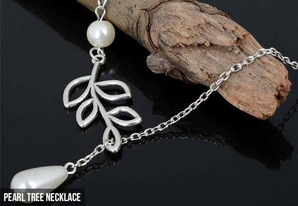 Little Bird or Pearl Tree Necklace