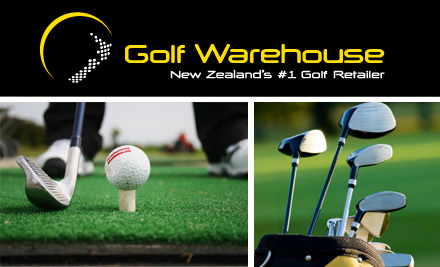 $12 for One Round of Nine-Hole Golf for Two at Golf Warehouse, Ellerslie & Lower Hutt (value up to $24)