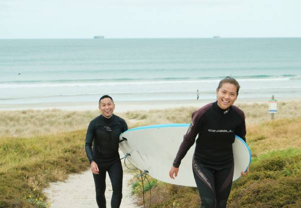 90-Minute Private Surf Lesson for One Person - Option for Two People