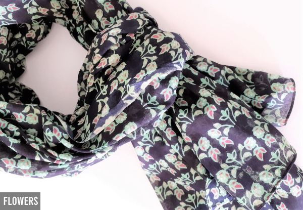 100% Cotton Scarf - Six Colours Available